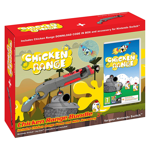 Chicken Range Game Bundle + Rifle Accessory (Switch)