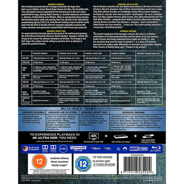 Avengers: 1-4 Collection - Blu-Ray 4K