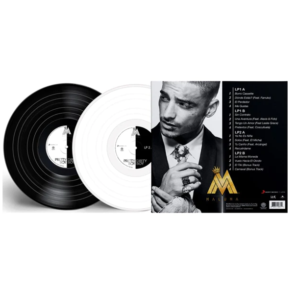 Maluma - Pretty Boy, Dirty Boy (Limited Edition Black & White Vinyl) - 2LP