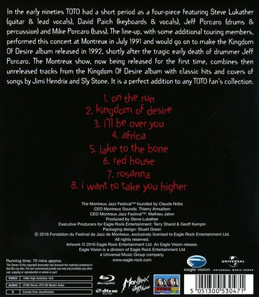 TOTO: Live at Montreux 1991 - Blu-ray