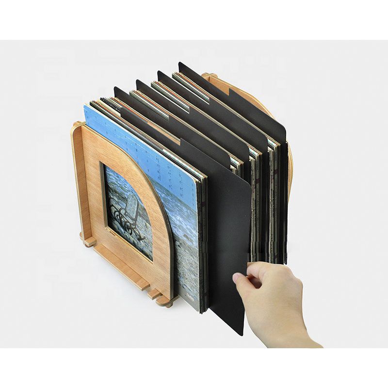 Bags Unlimited - DLPP30K5Pk - 12 Inch LP Divider Cards - 30 Guage - 5 Pack (Black)