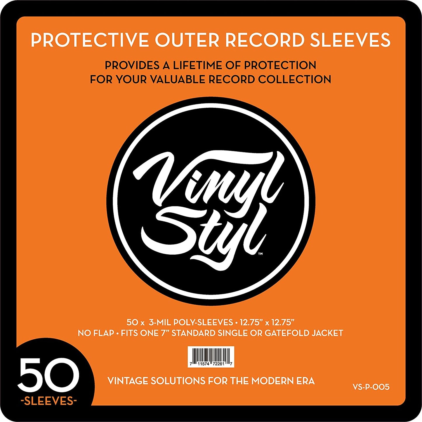 Vinyl Styl - 50 Pack Protective Outer Album Record Sleeve 12"