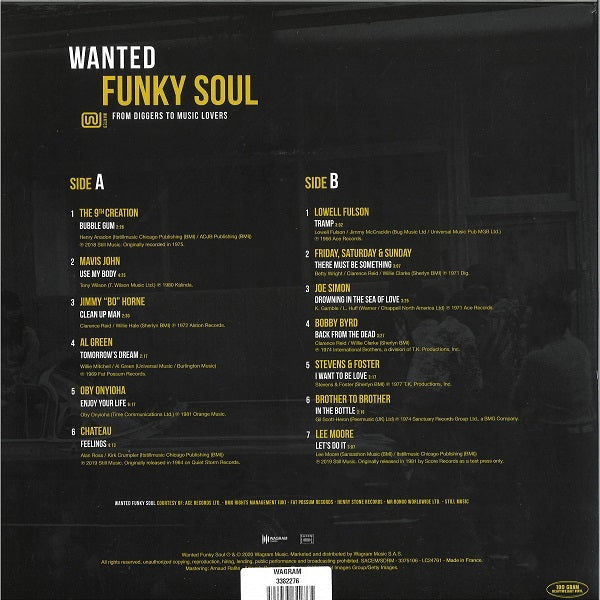 Various Artists - Wanted Funky Soul - LP