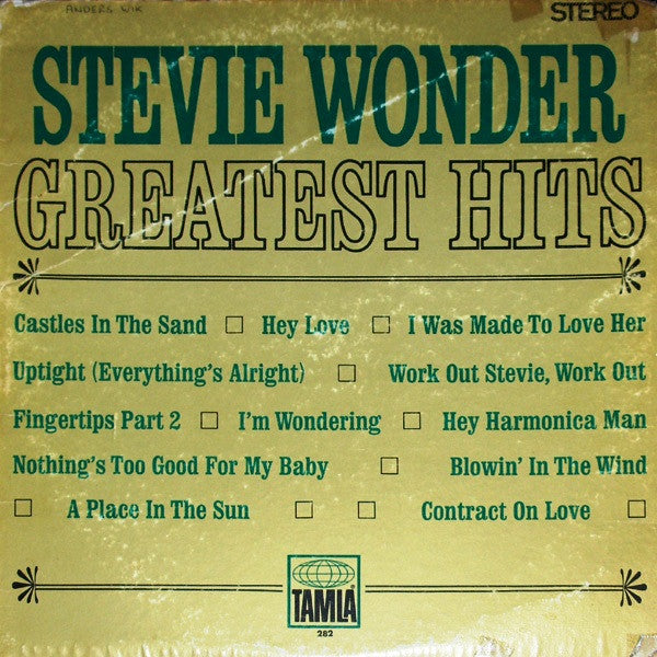 Stevie Wonder - Stevie Wonder's Greatest Hits - LP (Used Vinyl)