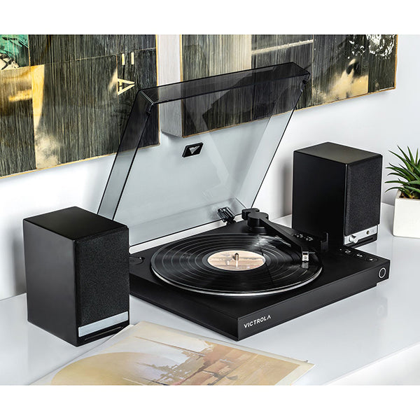 Victrola VPT-800-BLK-INT Automatic Turntable - Black