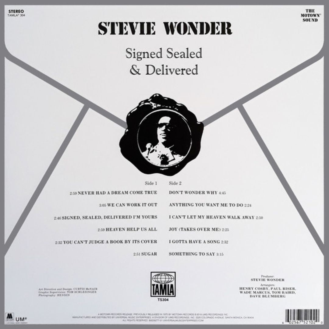 Stevie Wonder - Signed, Sealed, And Delivered - LP