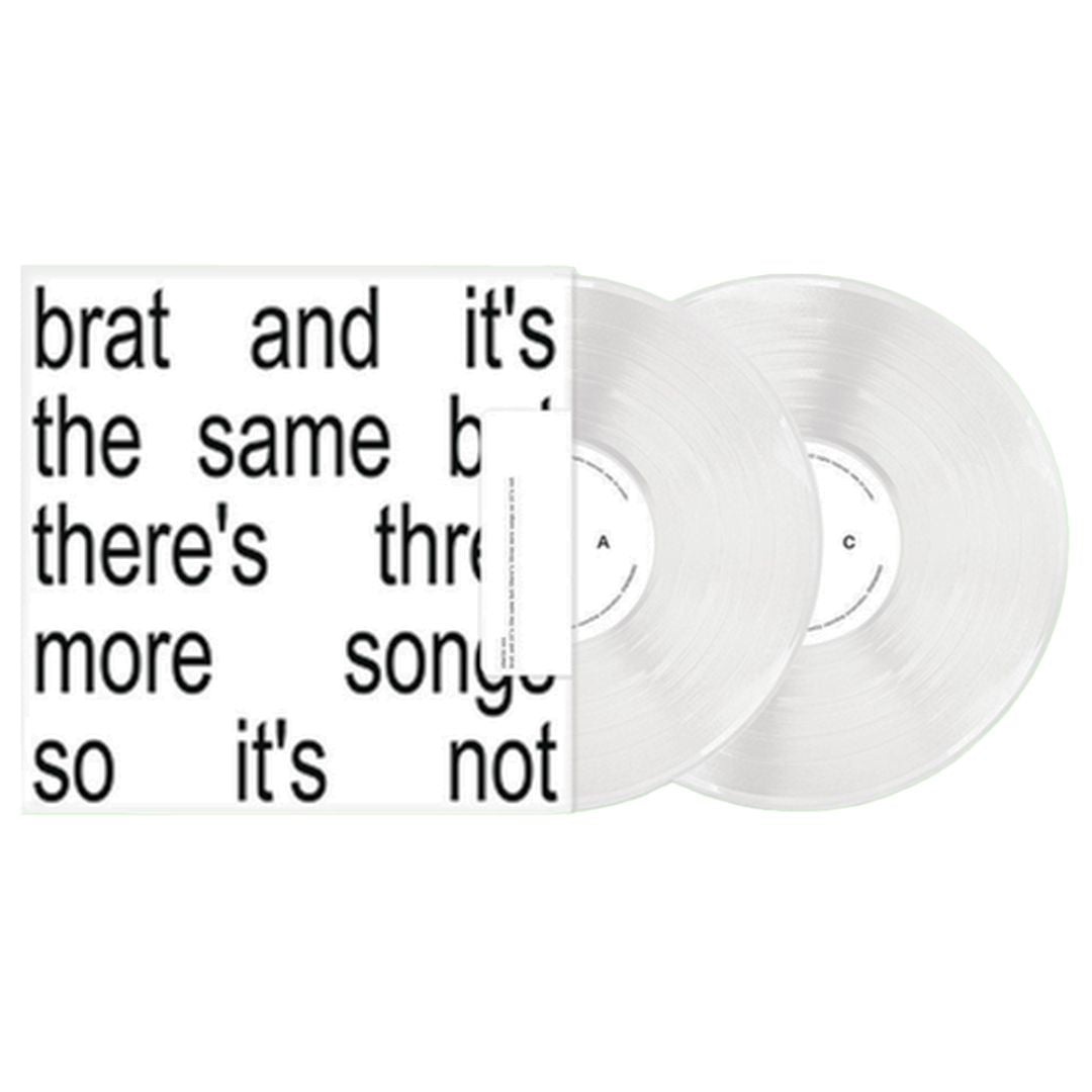 Charli XCX - Brat And It's The Same But There's Three More Songs So It's Not (Limited Edition White Vinyl) - 2LP
