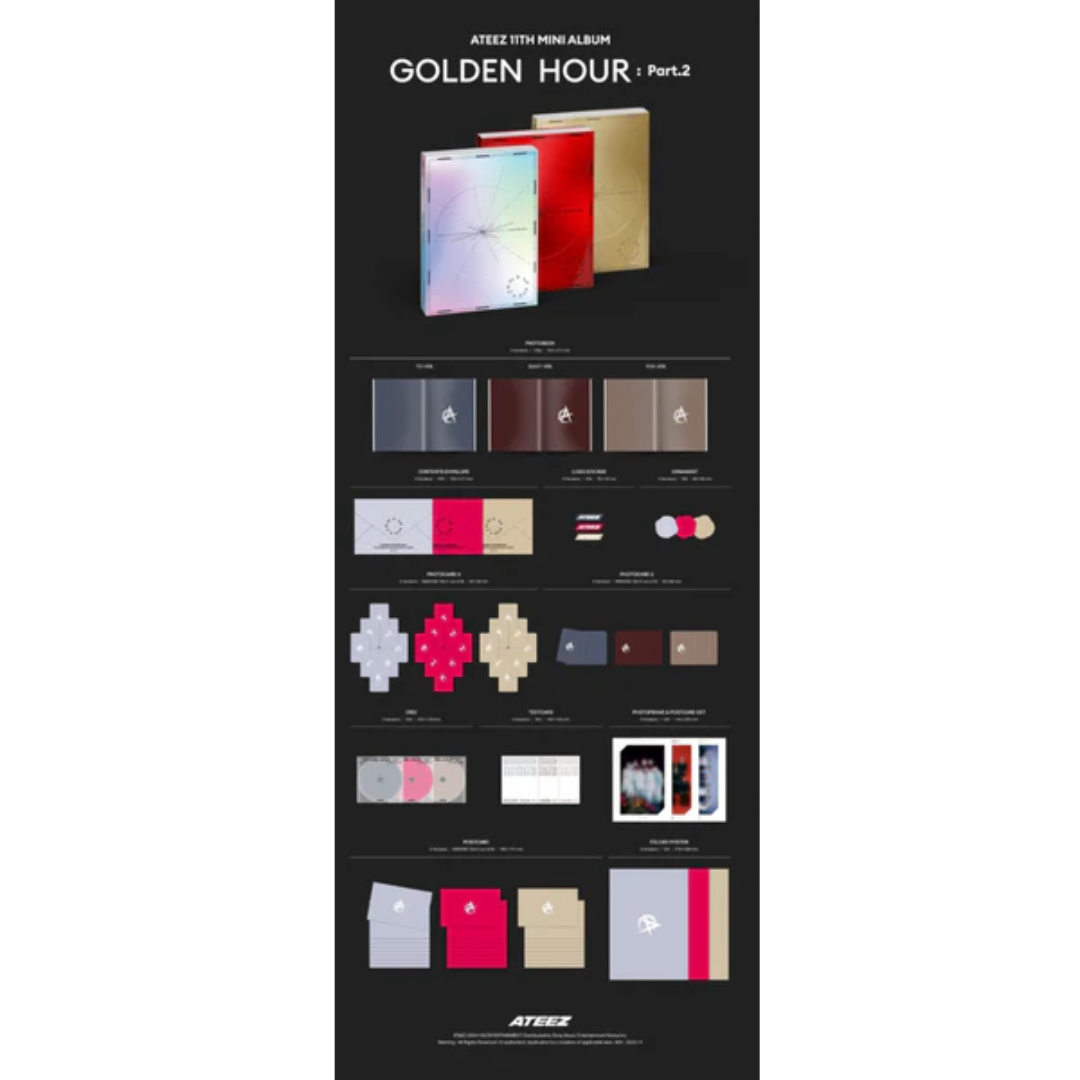 Ateez - 11th Mini Album Golden Hour - Part.2