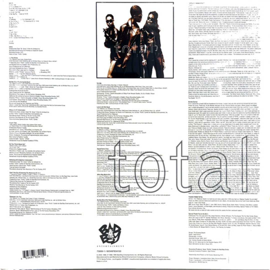 Total - Total (Limited Edition Black & White Vinyl) - 2LP