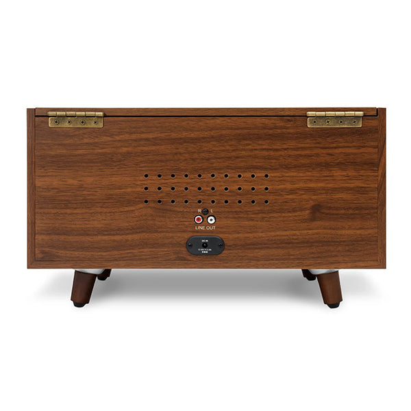 Victrola Century Signature 6 in 1 Music Center With Clock - Walnut