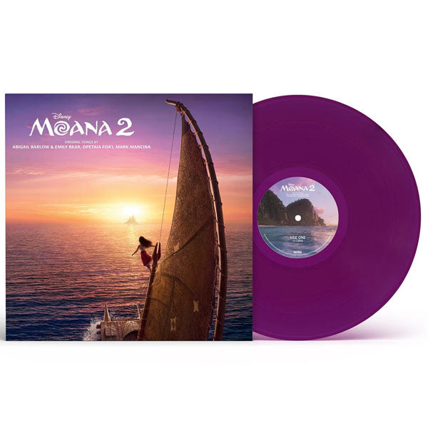 Various Artist - OST: MOANA 2 (Limited Edition Vibrant Violet Vinyl w/ a pop-up and printed inner sleeve) - LP