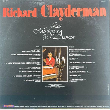 Richard Clayderman - Les Musiques De L'amour - LP (Used Vinyl)