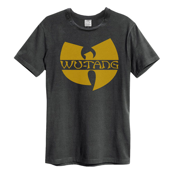 Tshirt - Wu-Tang Clan Logo Amplified Vintage Charcoal