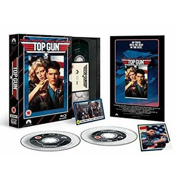 Top Gun (1986) - Limited Edition VHS Collection DVD + Blu-ray