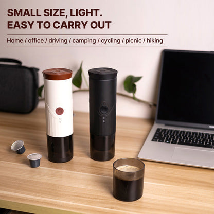 Takeawake - Portable Espresso Machine with Premium Battery Capacity, Self-Heating and  20 Bars Pressure - Pink