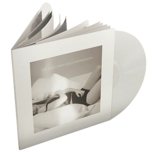 [PRE-ORDER] Taylor swift - Tortured Poets Department (X) (Ghosted White Vinyl/2LP/Manuscript - 2LP. Now available online in UAE