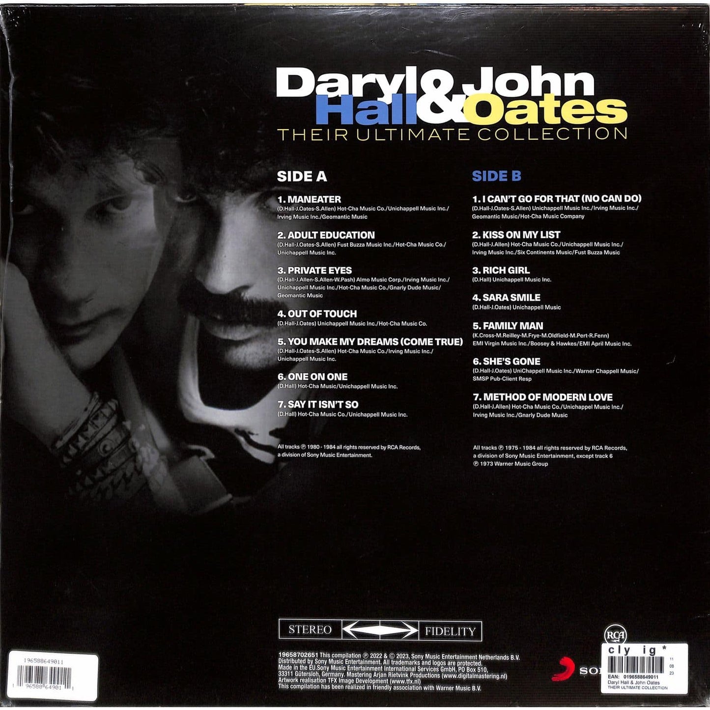 Daryl Hall & John Oates - Their Ultimate Collection - LP