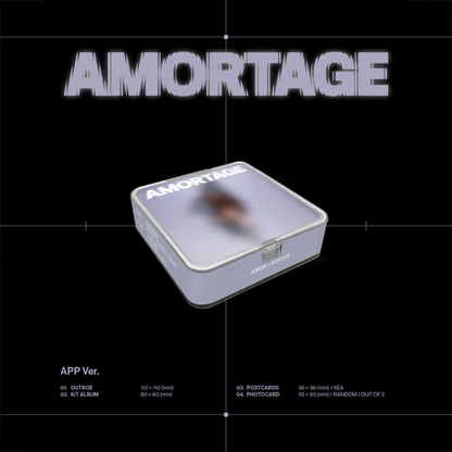 JISOO - 1st Mini Album [AMORTAGE] - (APP Ver.)