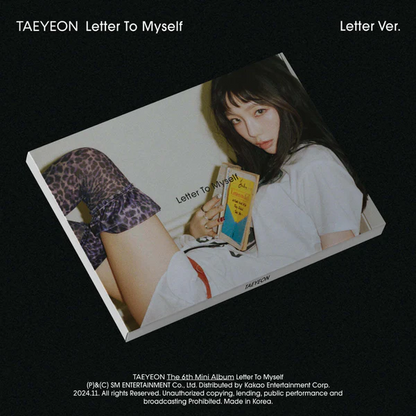 Taeyeon - 6th Mini Album Letter To Myself - (Letter Ver.)