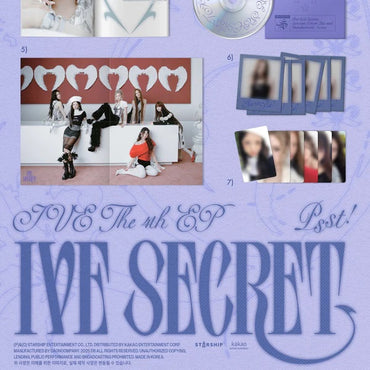 IVE - 4th EP Album [IVE SECRET] (Random Ver.)