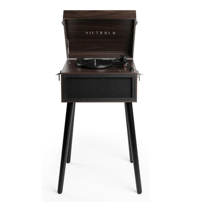 Victrola VTA-75-ESP Liberty 5-in-1 Turntable Music EntertainmentCenter with Bluetooth Wireless FM Radio USB Recorder Wood (Espresso)