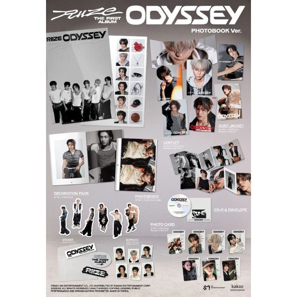 Riize - 1st Album [Odyssey] (Photobook Version - Random) - CD