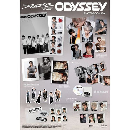 Riize - 1st Album [Odyssey] (Photobook Version - Random) - CD