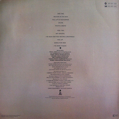 Grace Jones - Nightclubbing  - LP (Used Vinyl)