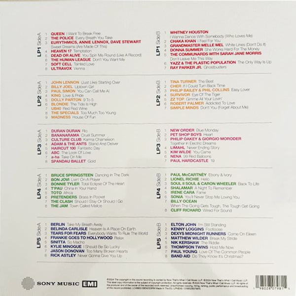 Various Artists - Now Presents - 80's (5 Vinyl Box)