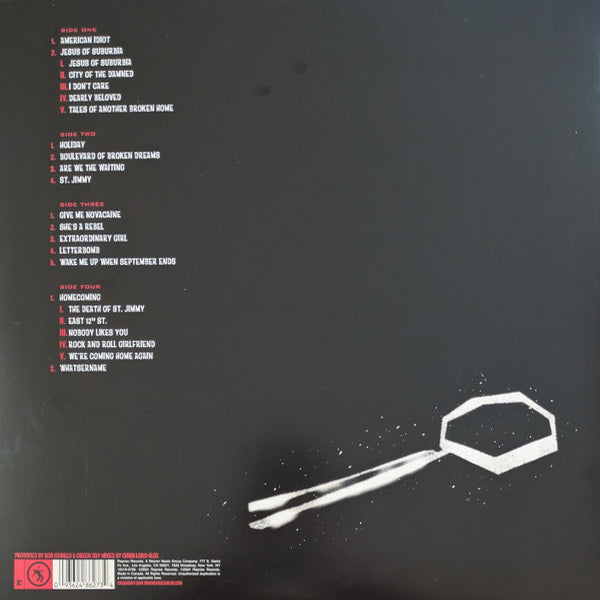Green Day - American Idiot (Limited Edition Red & Black Splatter Vinyl) - 2LP