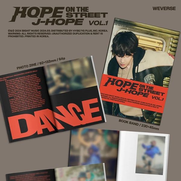 j-hope - [HOPE ON THE STREET VOL.1] (Weverse Albums Ver.). Shop now music store in UAE