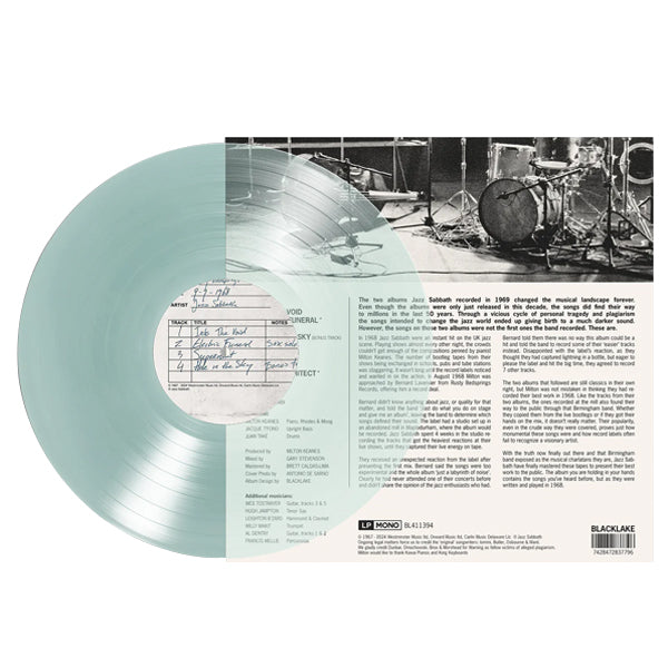 Jazz Sabbath - 1968 Tapes (RSD Exclusive Coke Bottle Clear Vinyl) - LP+CD