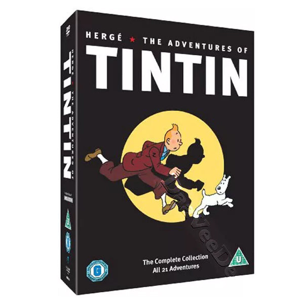 The Adventures Of TinTin - Complete 21 Adventures Collection (5 Discs) - DVD