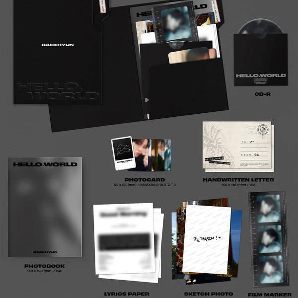 Baek Hyun - 4th Mini Album [Hello, World] (Folder Ver.) - CD