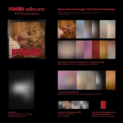Rosé - 1St Studio Album Rosie - (Kr Exclusive)