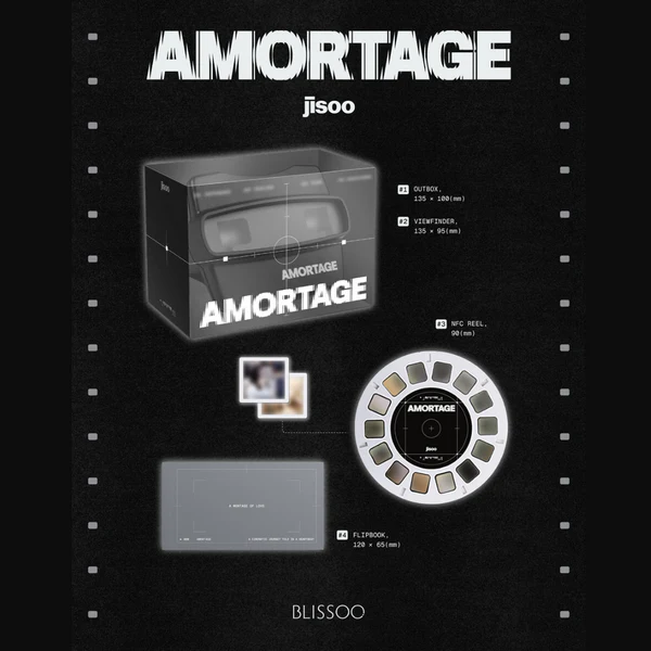 JISOO - 1st Mini Album [AMORTAGE] - (REELS Ver.)
