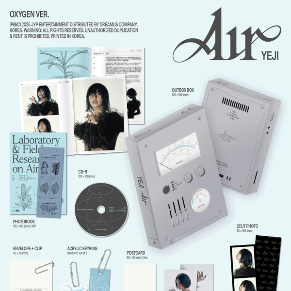 YEJI (ITZY) - 1st Mini Album [Air] - (Oxygen Pack Ver.)