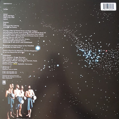 Supertramp -  Crime Of The Century  (Limited Edition Translucent With White & Grey Splatter)  - LP