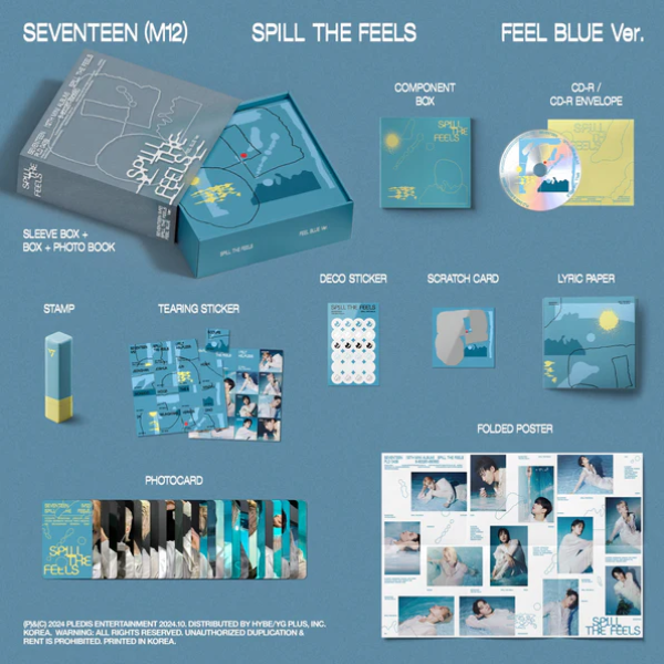 Seventeen - 12th Mini Album Spill The Feels. Shop now online in uae