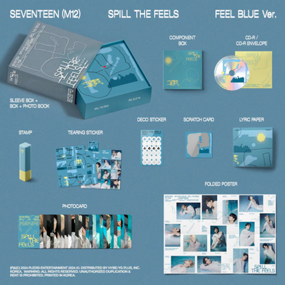 Seventeen - 12th Mini Album Spill The Feels. Shop now online in uae