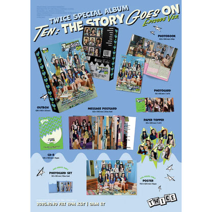 TWICE - Special Album [TEN: The Story Goes On] (EPISODE  Ver.) - CD