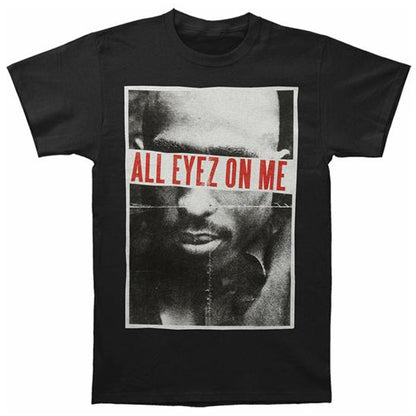 Tupac - Tshirt All Eyez Folded - Black