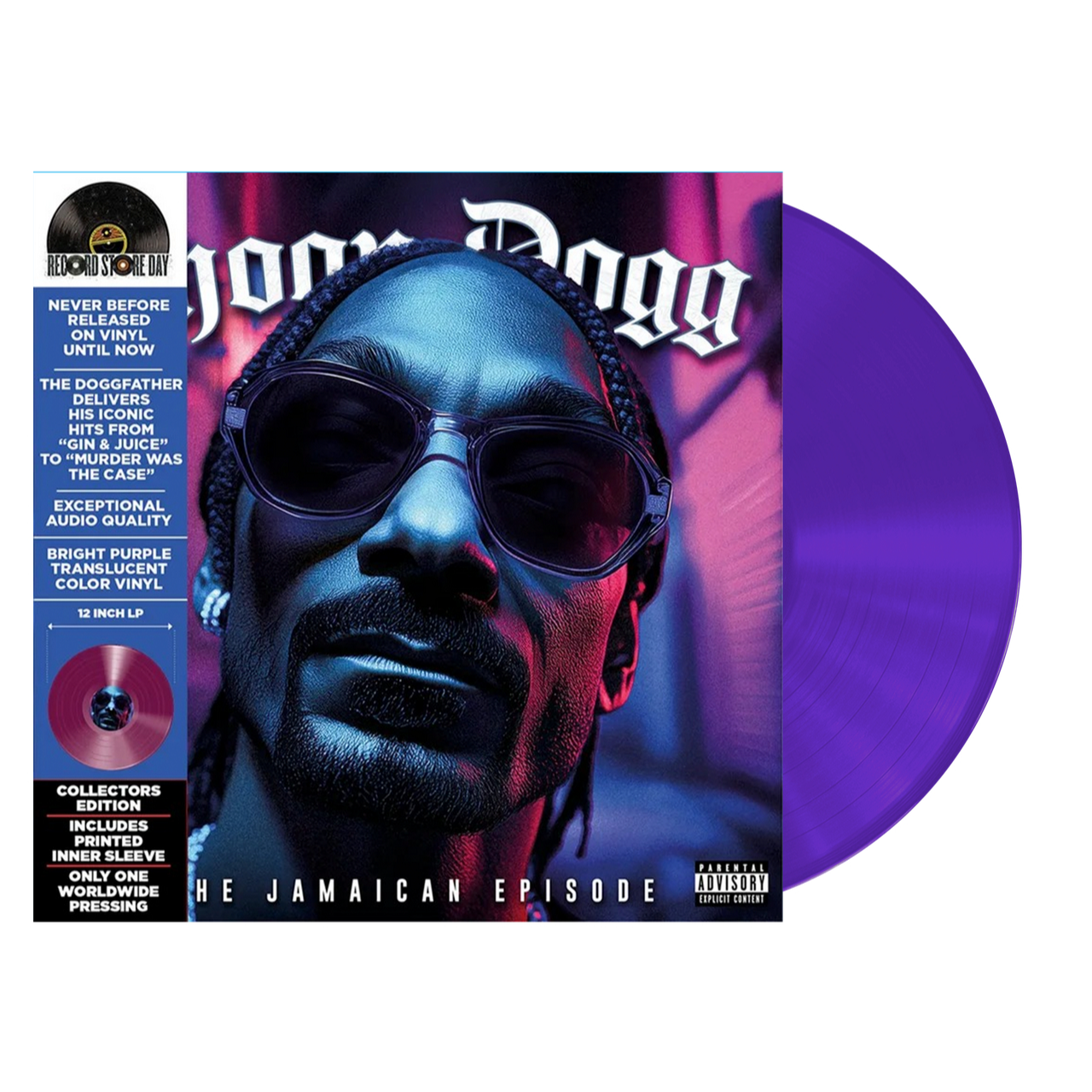 Snoop Dogg - The Jamaican Episode (RSD Bright Purple Translucent Vinyl) - LP