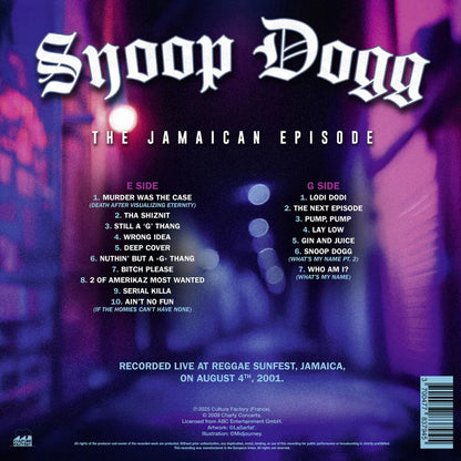 Snoop Dogg - The Jamaican Episode (RSD Bright Purple Translucent Vinyl) - LP