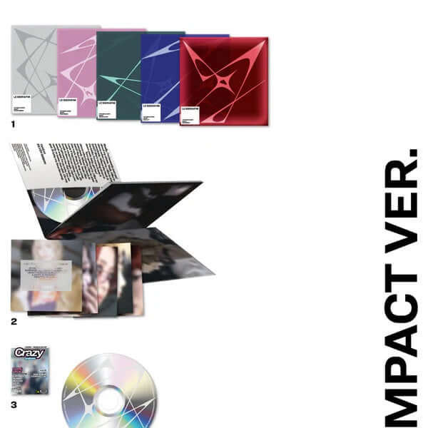 Le Sserafim - 4Th Mini Album [Crazy] (Compact Ver.) - CD