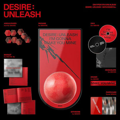Enhypen - 6th Mini Album [Desire: Unleash] (Bath Bomb Ver) - CD