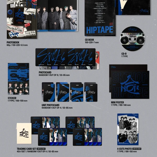 Stray Kids - Skzhop Hiptape 合 (Hop) - (Special Gift : Photocard 1 Ea)