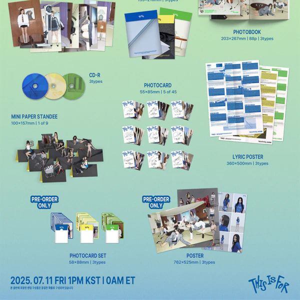 TWICE - 4th Full Album [THIS IS FOR] - CD