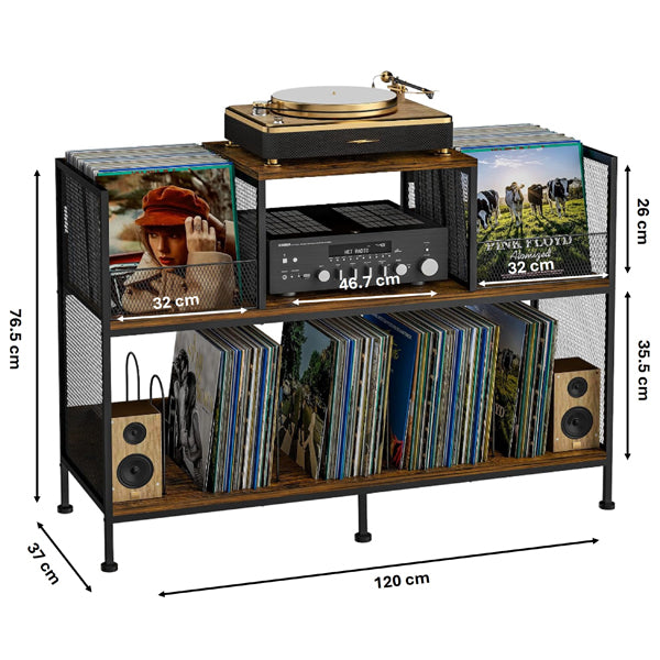 Echo Audio - Vinyl Record & Player Holder (Records & Player Display Stand)