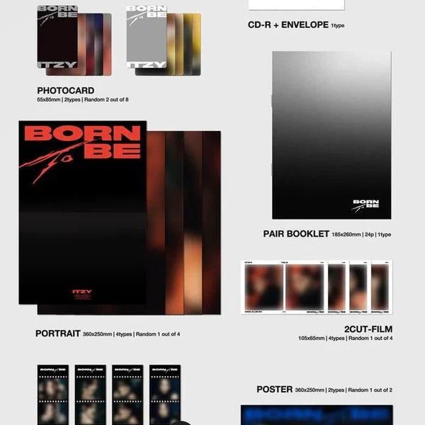 ITZY - Mini Album - Born To Be